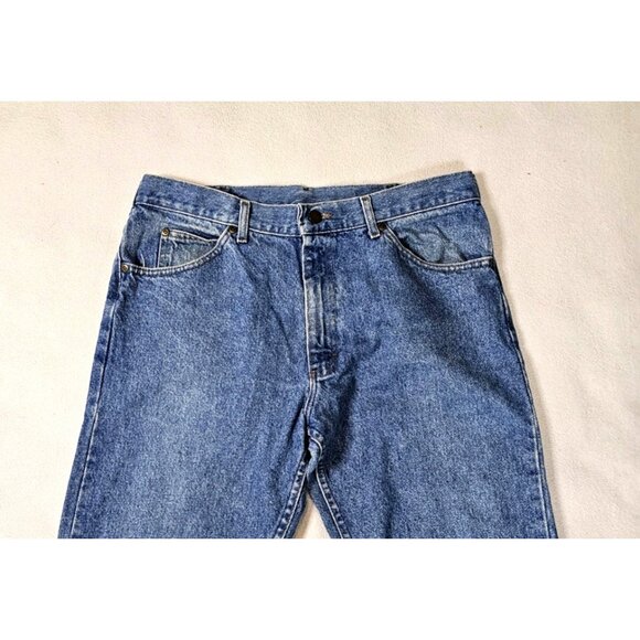 LL Bean Jeans Mens 36x30 Relaxed Fit Workwear Double L Comfort Waist Denim - Picture 2 of 5